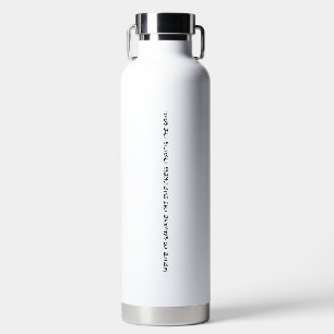 Ich schreibe Vakuumisolierte Flasche