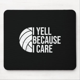 Ich schreibe, weil ich Funny Volleyll Spaß Vater F Mousepad