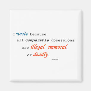 Ich schreibe, weil... magnet