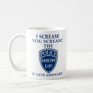 Ich schreie du schreist Lustiger Kaffeebecher Kaffeetasse
