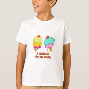 Ich schreie für Eiscreme!!! T-Shirt