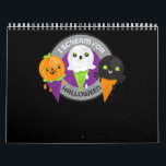 Ich schreie für Halloween Pumpkin Spider Ghost Kalender<br><div class="desc">Spinnengeschenk | Ich schreie zu Halloween Eiscreme Kone Pumpkin Geist</div>