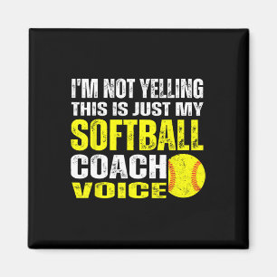 Ich schreie nicht, das ist nur meine Softball-Trai Magnet