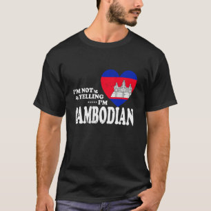 Ich schreie nicht, ich bin ein kambodschanisches F T-Shirt