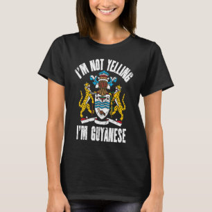 Ich schreie nicht, ich bin Guyanese Retro Distress T-Shirt