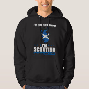 Ich schreie nicht, ich bin schottisch Schottisch Hoodie