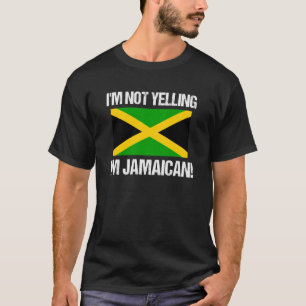 Ich schreie nicht Jamaika Länderflagge Jamaika T-Shirt