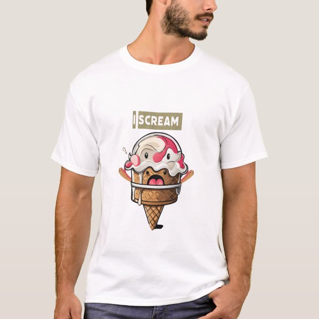 Ich schreie T-Shirt (Vorderseite)