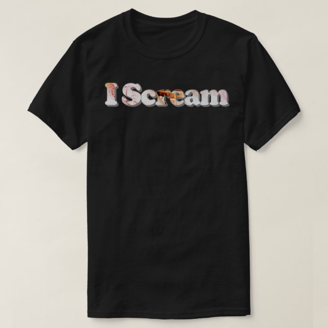 Ich schreie T-Shirt (Design vorne)