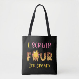 Ich schreie vier Eiscreme-Kinder Junge Mädchen 4.