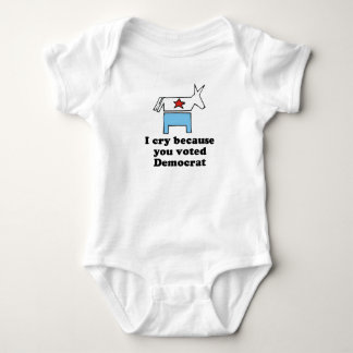 Ich schreie, weil Sie Demokrat-T - Shirt wählten