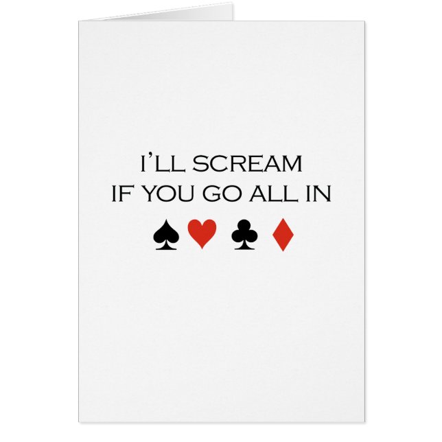 Ich schreie, wenn Sie alle im T - Shirt gehen (Vorne)