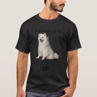 Ich schütte Liebe American Eskimo Hunde Ok Niedlic T-Shirt