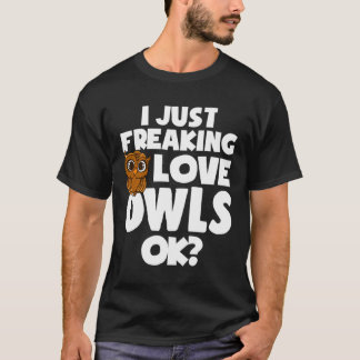 Ich schütte Liebe Owls Ok Niedlichen Owl Hoodie Fr T-Shirt