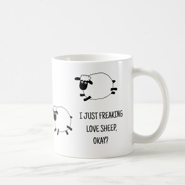 Ich schüttele nur die Liebe. Kaffeetasse (Rechts)