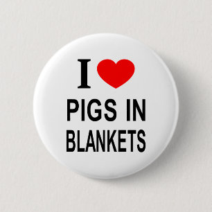 Ich ❤️ SCHWEINE IN DECKEN Ich liebe SCHWEINE IN DE Button
