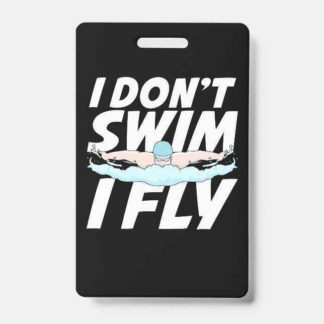 Ich schwimme nicht und fliege ausweis (Vorderseite)