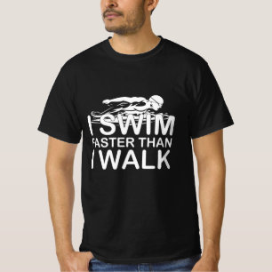 Ich schwimme schneller als ich laufe T-Shirt