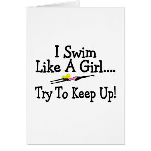 Ich schwimme wie ein Mädchen-Versuch, um
