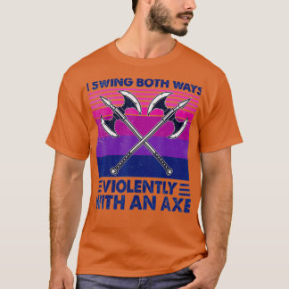 Ich schwinge beide Wege mit einem x LGBT Geschenk T-Shirt