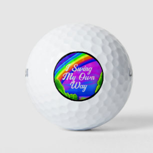 Ich schwinge selbst golfball