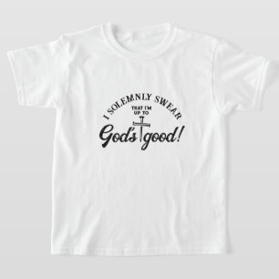 Ich schwöre feierlich Gottes Christliches Zitat Ki T-Shirt