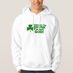 Ich schwöre zu betrunkenem ich bin nicht Gott! Hoodie
