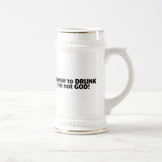 Ich schwöre zu betrunkenem nicht Gott Im Bierglas