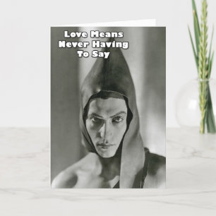 Ich schwöre zum Gott, den ich nicht homosexuell Feiertagskarte