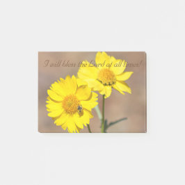 Ich segne den Lord jederzeit Post-it Klebezettel