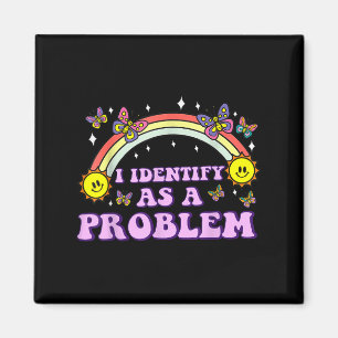 Ich sehe als Problem lustigen Spaß Witz Sarcastic Magnet