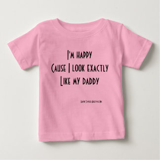 Ich sehe aus wie mein Papa Baby T-shirt