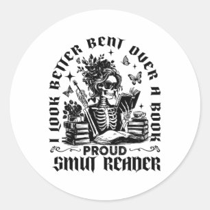 Ich sehe besser aus, als ich über ein Buch mit Sto Runder Aufkleber