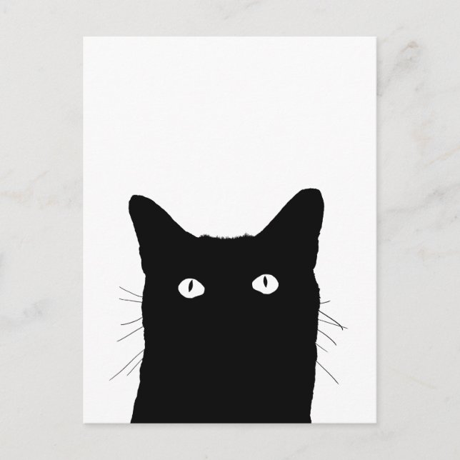 Ich sehe Cat Click, um Ihre farbenfrohe Dekoration Postkarte (Vorderseite)