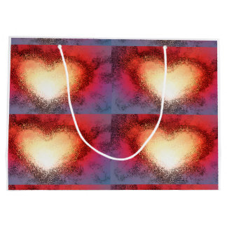 "Ich sehe dein Herz" (große) Geschenktasche Große Geschenktüte