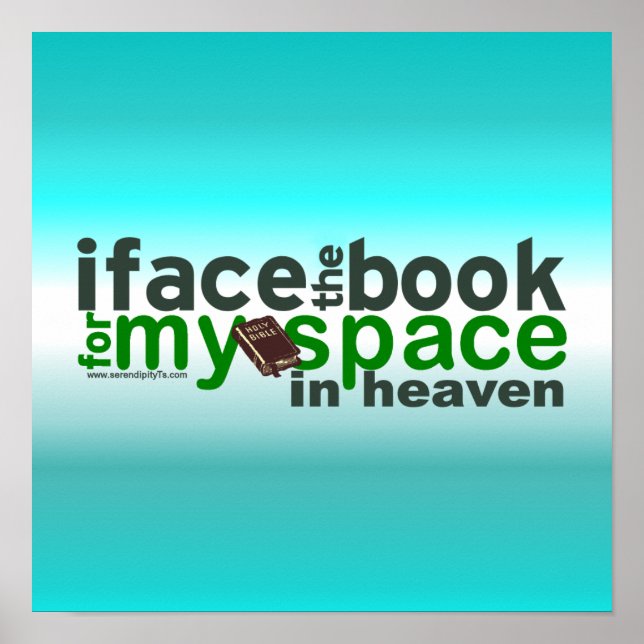 Ich sehe dem Buch für Myspace gegenüber Poster (Vorne)