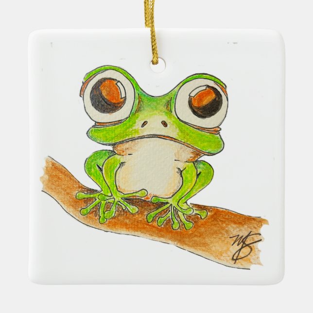 Ich sehe dich! keramikornament (Vorderseite)