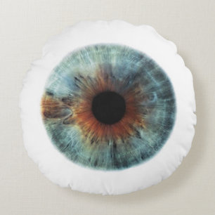 Ich sehe dich LUXURY PILLOW Rundes Kissen