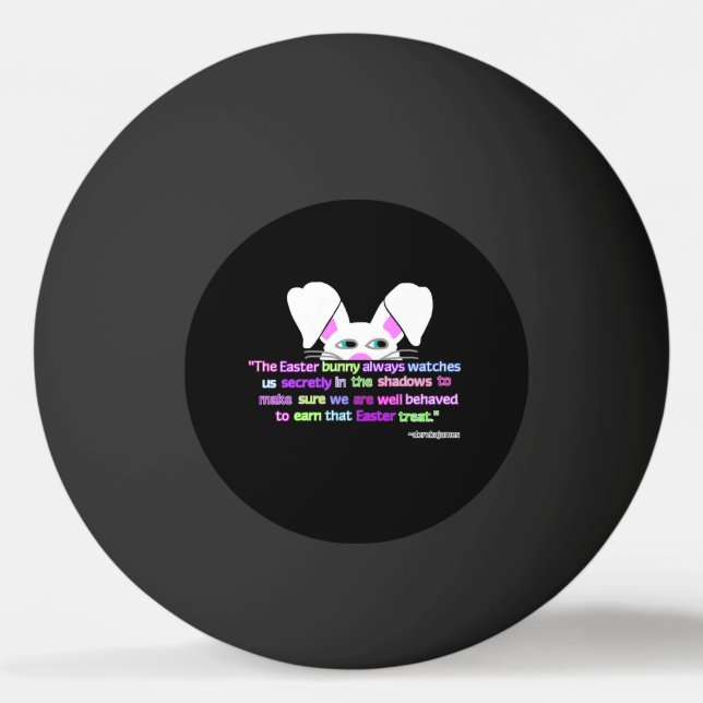 Ich sehe dich, Osterhasen-Pong-Ball Tischtennisball (Vorderseite)