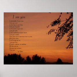 Ich sehe dich poster