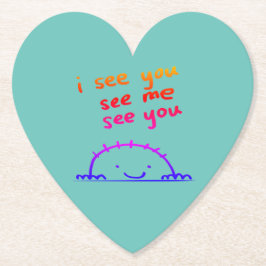 Ich sehe dich, sehe mich, sehe dich untersetzer