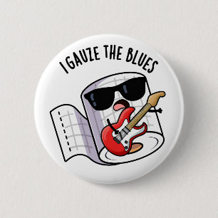Ich sehe die Blues Funny First Aid Puff Button