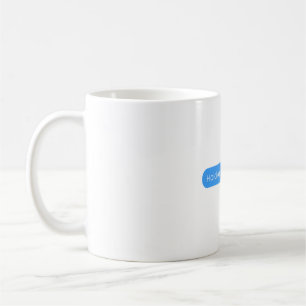 Ich sehe eine Nachricht mit einem Vogel Kaffeetasse
