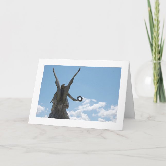 Ich sehe einen Engelsfang eine Wolke Karte (Vorderseite)