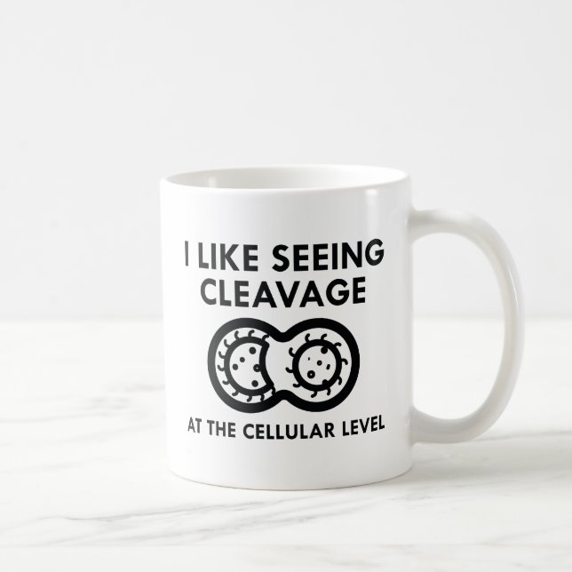 Ich sehe gerne Cleavage Kaffeetasse (Rechts)