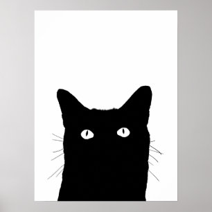 Ich sehe Katze zu klicken, um Ihren bunten Dekor Poster