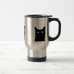 Ich sehe Katze zu klicken, um Ihren bunten Dekor Reisebecher