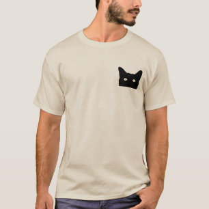 Ich sehe Katzenklick, um Ihren Farbhintergrund zu T-Shirt