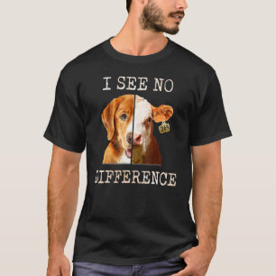 Ich sehe keinen Unterschied Vegetarier Vegan Kuh u T-Shirt