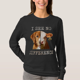 Ich sehe keinen Unterschied vegetarische Vegane Ku T-Shirt